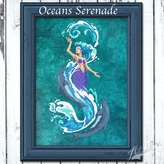 Oceans Serenade - Cross Stitch Pattern by Autumn Lane Stitchery PREORDER