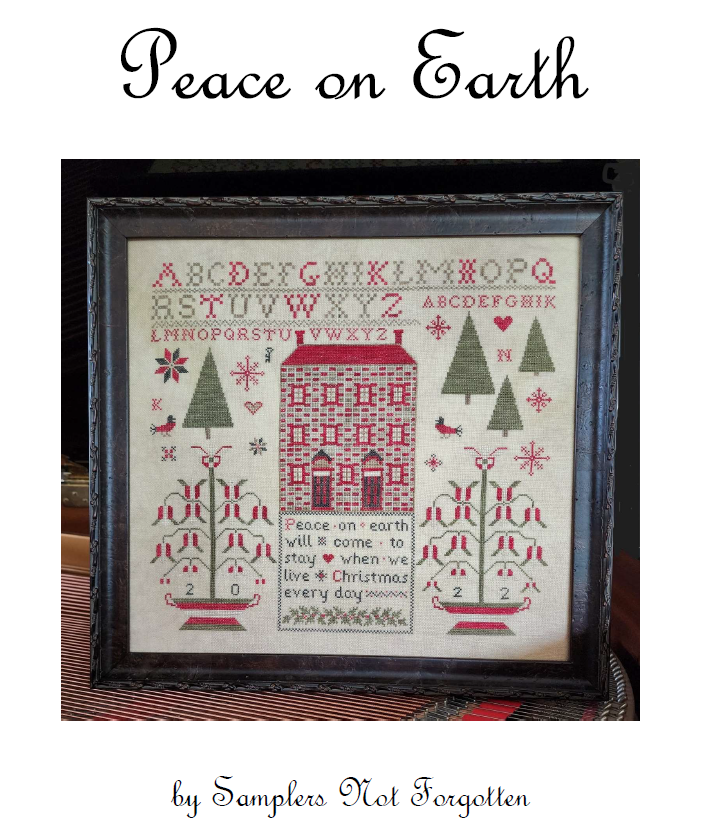 Peace on Earth - Cross Stitch Chart by Samplers Not Forgotten PREORDER