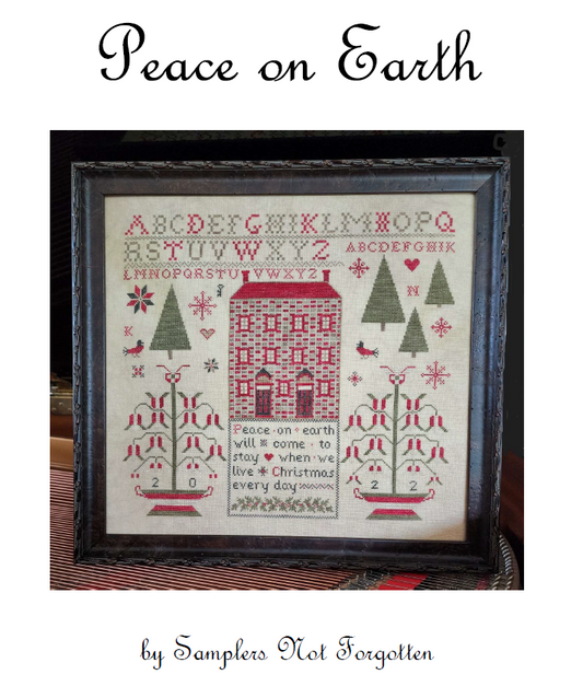 Peace on Earth - Cross Stitch Chart by Samplers Not Forgotten