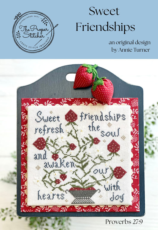 Sweet Friendships - Cross Stitch Pattern by The Proper Stitcher