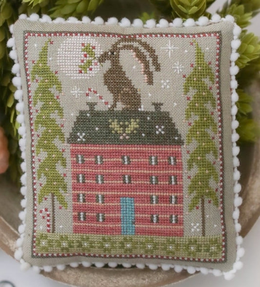 Christmas Mini Moon - Cross Stitch Pattern by Plum Street Samplers