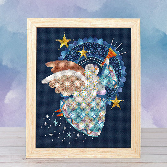 Patchwork Angel - Cross Stitch pattern by Counting Puddles