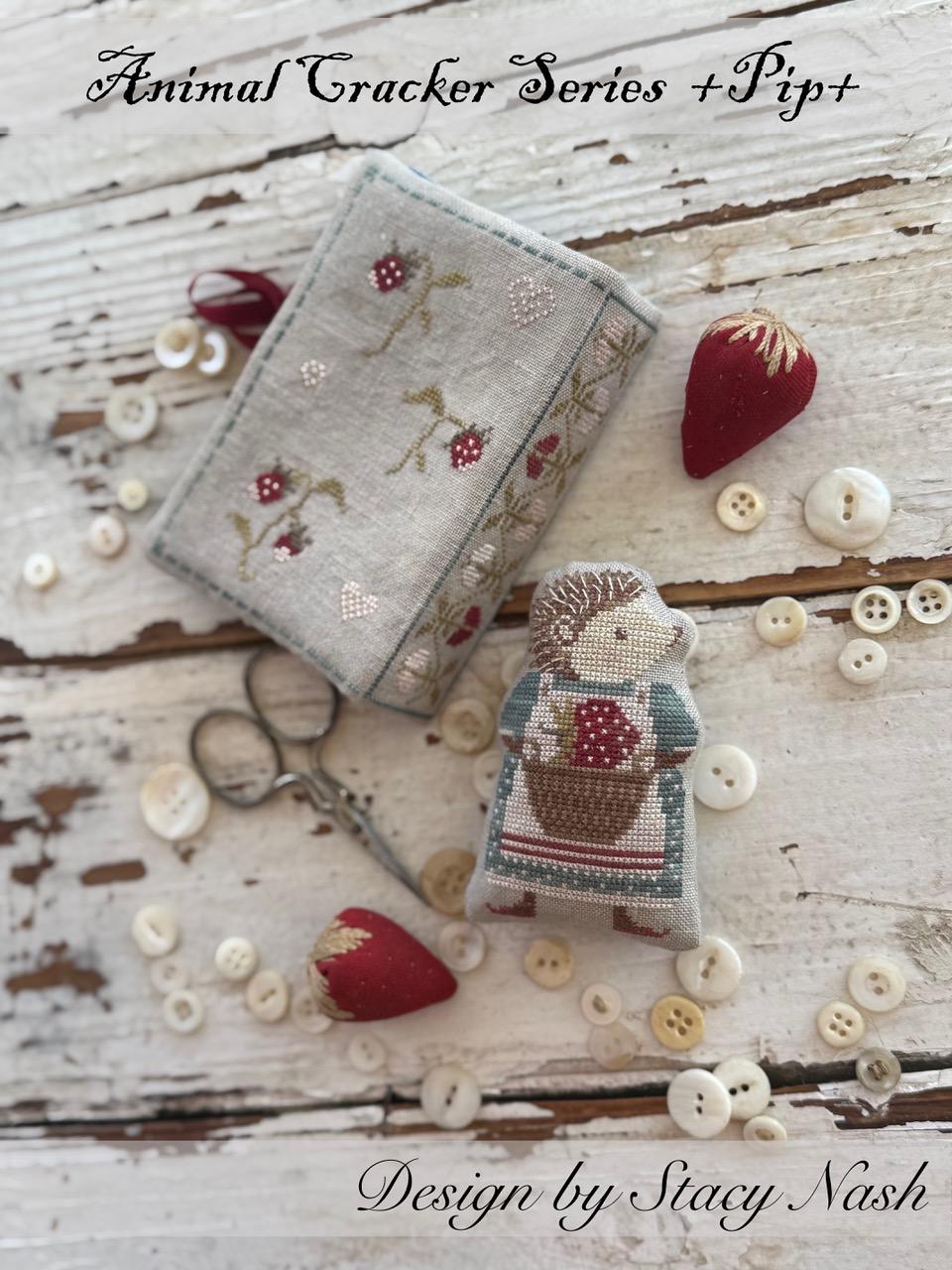 Pip - Cross Stitch Pattern by Stacy Nash Primitives PREORDER