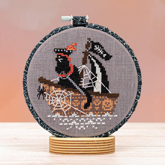 Purr-fect Pirate - Cross Stitch pattern by Counting Puddles