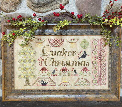 Christmas Quaker - Cross Stitch Pattern by Hobby House Press