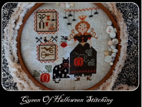 Queen of Halloween Stitching - Cross Stitch Pattern by Niky's Creations