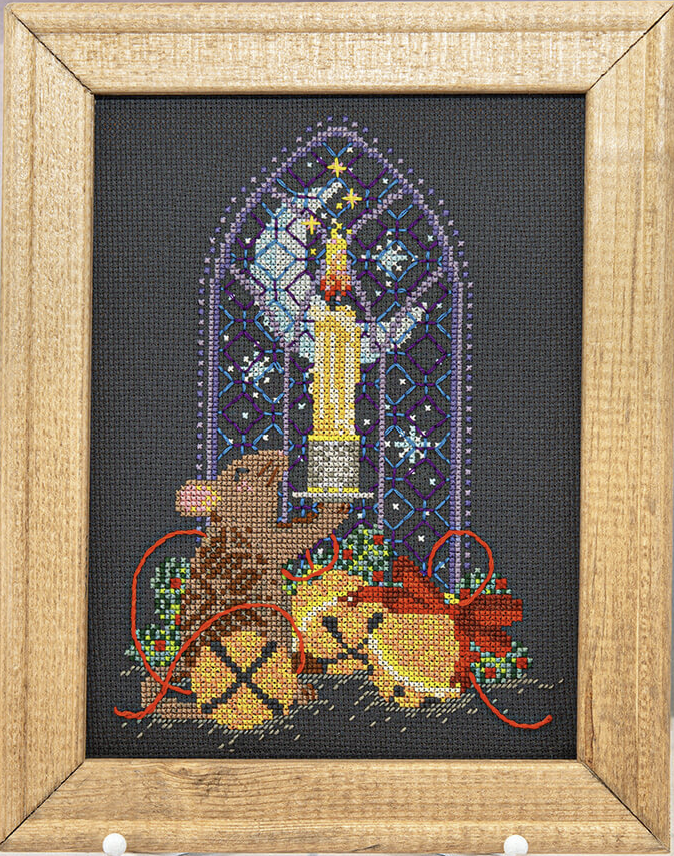 Quiet as a Church Mouse - Cross Stitch Pattern by Counting Puddles PREORDER