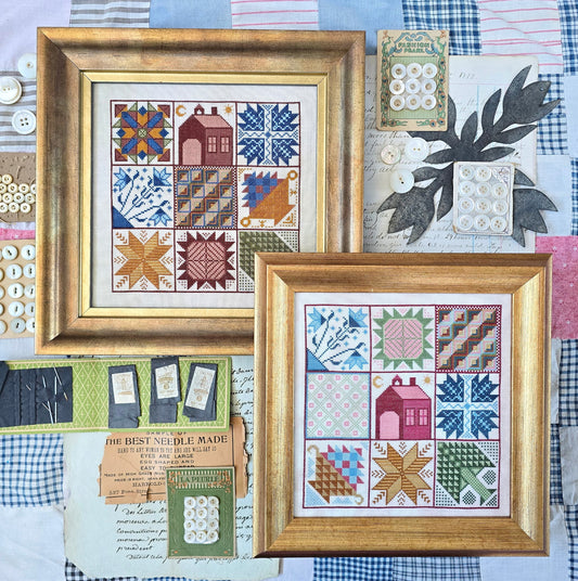 Quilt Squares - Cross Stitch Pattern by Kathy Barrick PREORDER