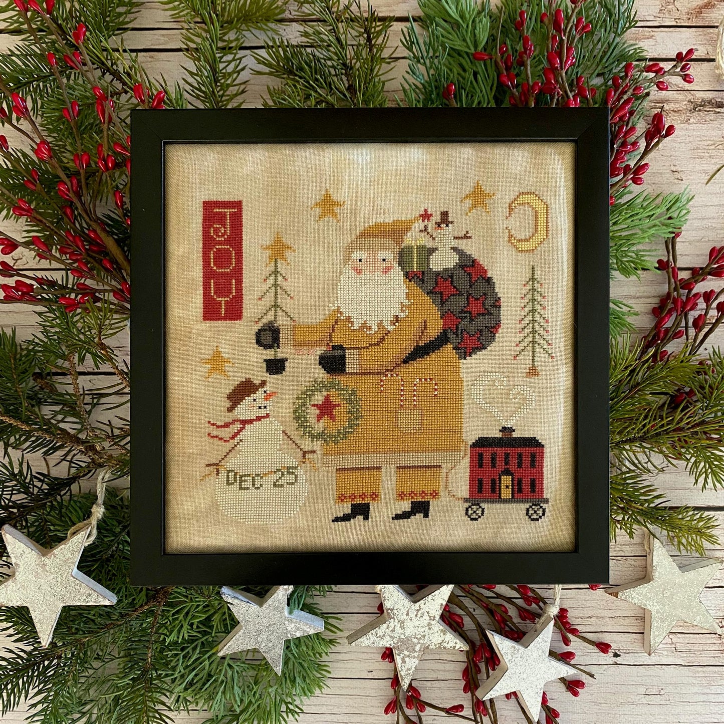 Hello Santa - Cross Stitch Pattern book by Teresa Kogut