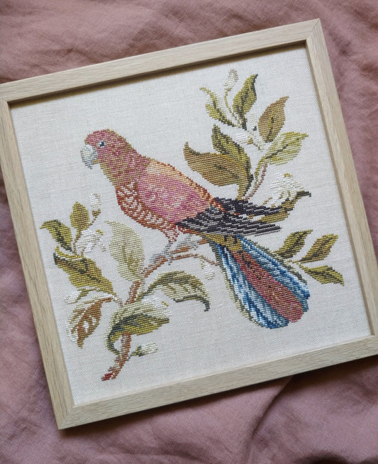 Rosella Rests- Cross Stitch Pattern by Mojo Stitches