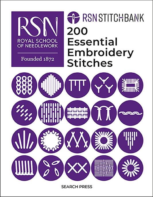 RSN Stitchbank Book - 200 Essential Embroidery Stitches