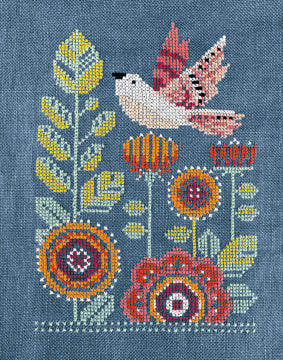Fanciful Flight - Cross Stitch Chart by Robin Pickens PREORDER