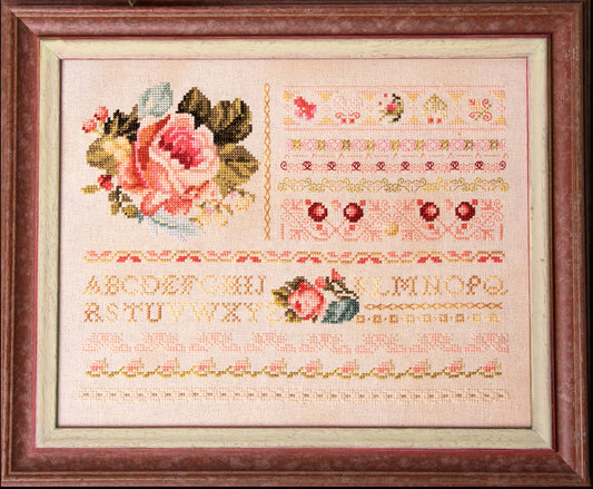 Rose Band Sampler II - Cross Stitch Pattern by Samplers & Primitives PREORDER