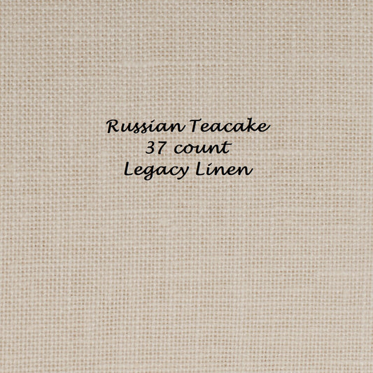 37 count Legacy Linen - Russian Teacake
