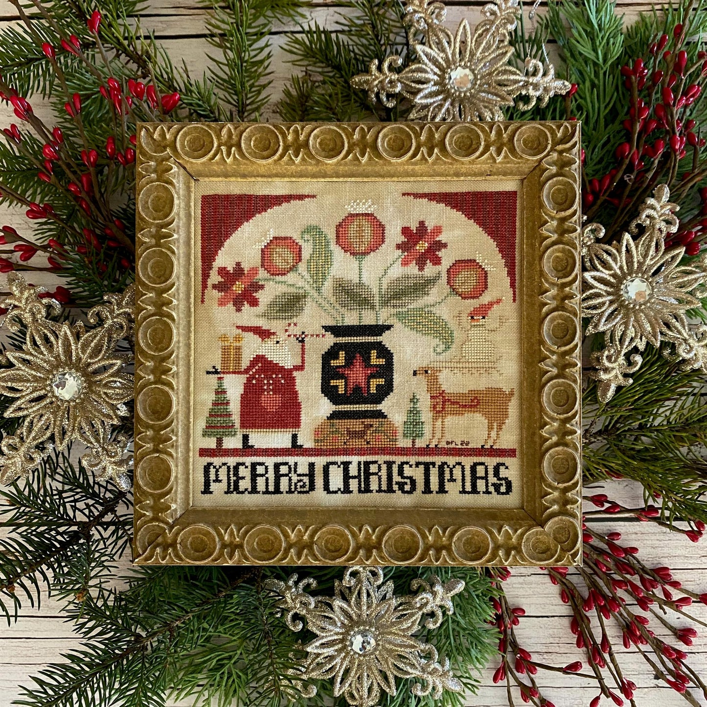 Hello Santa - Cross Stitch Pattern book by Teresa Kogut