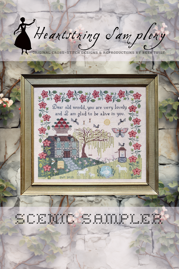 Scenic Sampler - Cross Stitch Chart by Heartstring Samplery