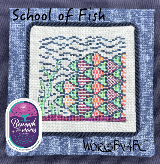 School of Fish - Cross Stitch Pattern by Works by ABC PREORDER