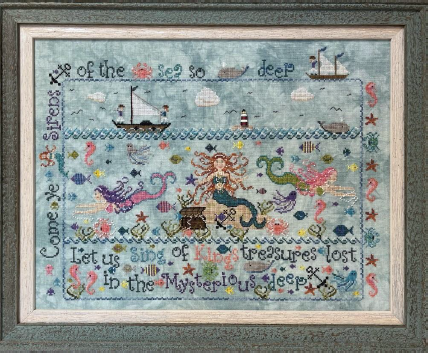 Sirens of the Sea - Cross Stitch Pattern by Praiseworthy Stitches PREORDER