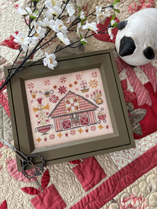 Spring Quilt Barn - Cross Stitch Pattern by Pansy Patch