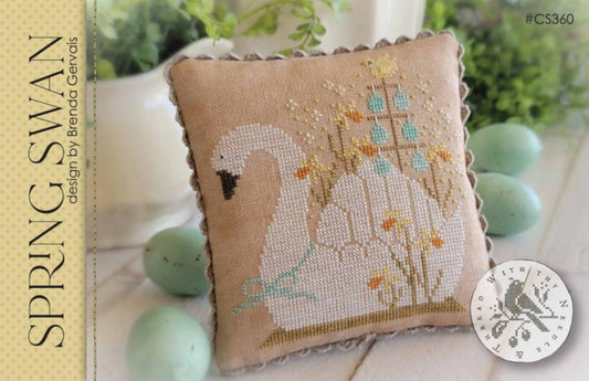 Spring Swan - Cross Stitch Pattern by With Thy Needle & Thread PREORDER