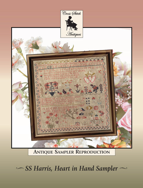 SS Harris - Reproduction Sampler Pattern by Cross Stitch Antiques PREORDER