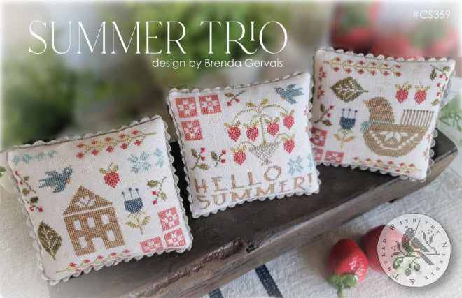 Summer Trio - Cross Stitch Pattern by With Thy Needle & Thread PREORDER