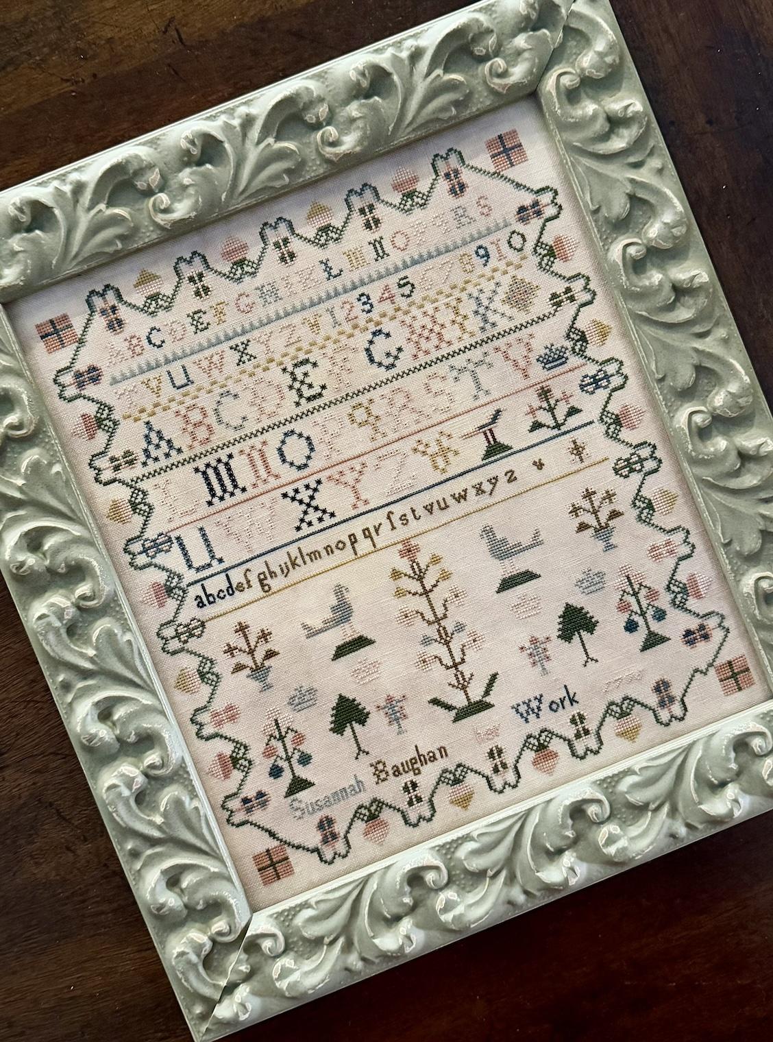 Susannah Baughan 1776 - Cross Stitch Pattern by Violets & Verses PREORDER