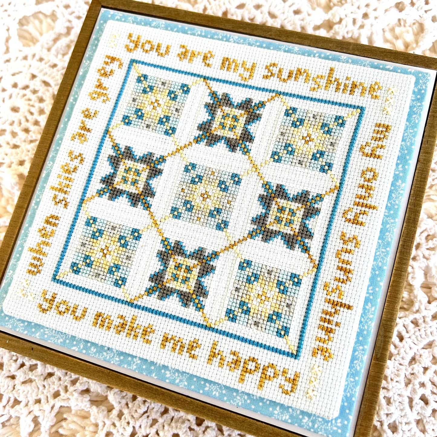 You Are My Sunshine - Cross Stitch Pattern by Sweet Wing Studio PREORDER