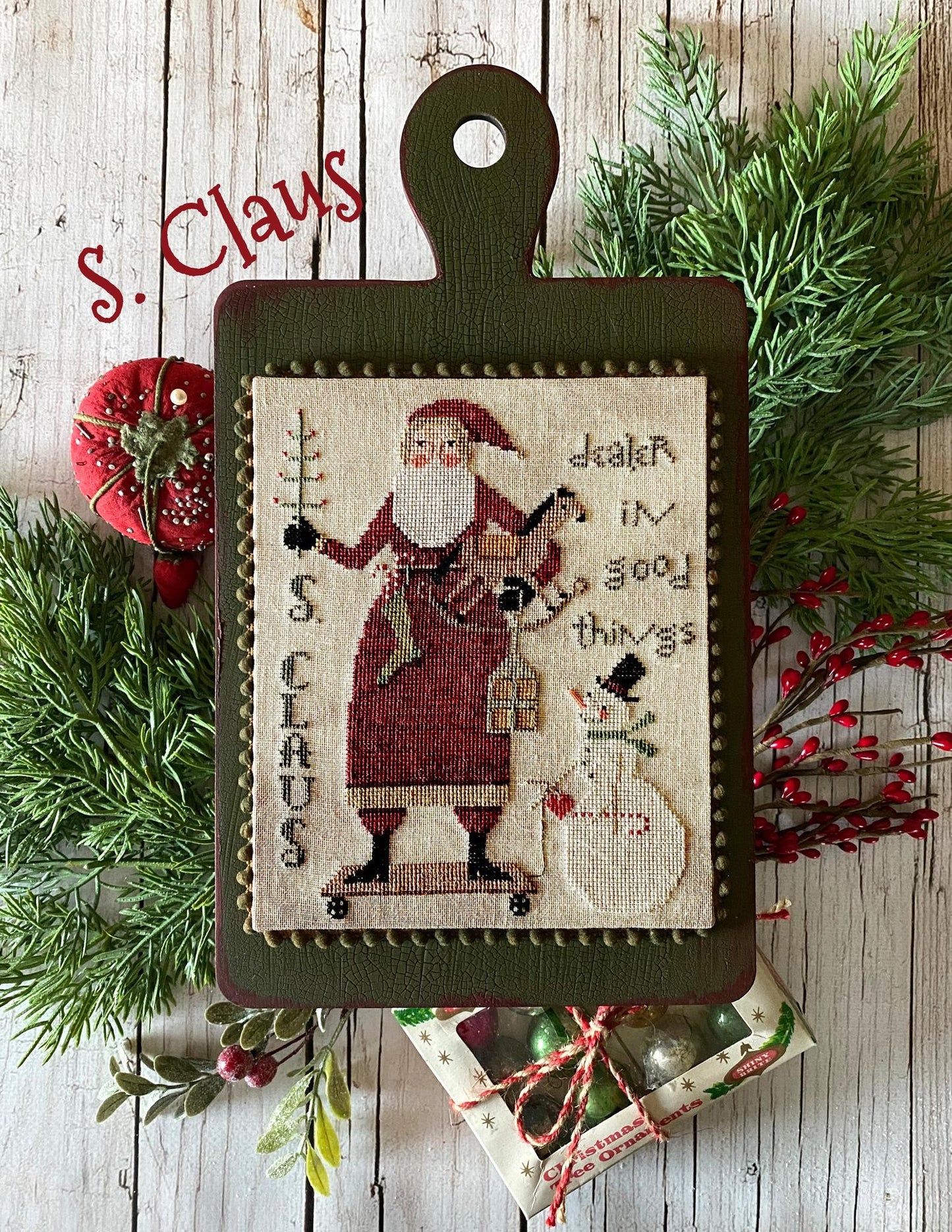 Hello Santa - Cross Stitch Pattern book by Teresa Kogut