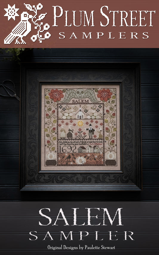 Salem Sampler - Cross Stitch Pattern by Plum Street Samplers PREORDER