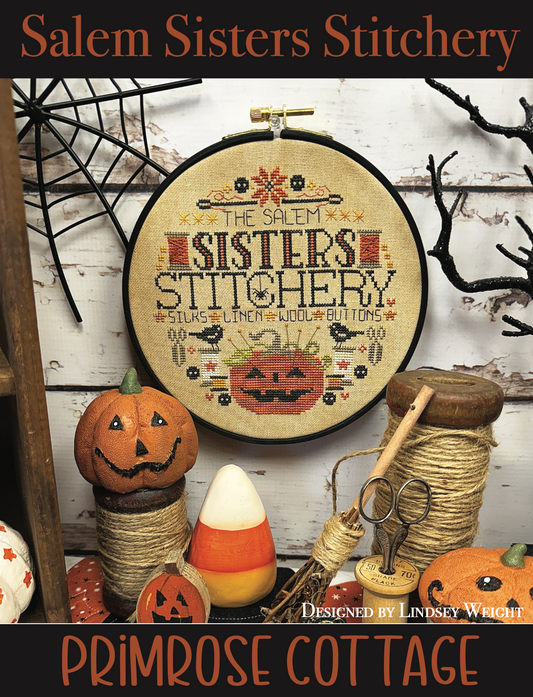 Salem Sisters Stitchery- Cross Stitch Pattern by Primrose Cottage