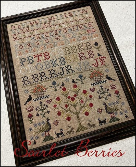 Scarlet Berries - Cross Stitch Pattern by The Scarlett House