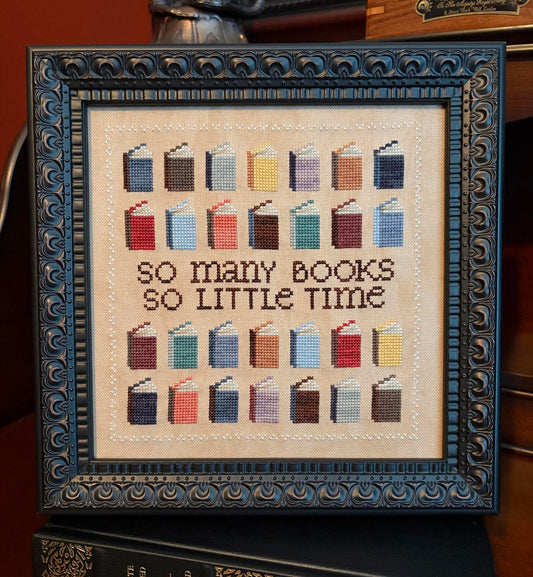 So Many Books - Cross Stitch Pattern by Sweet Wing Studio PREORDER