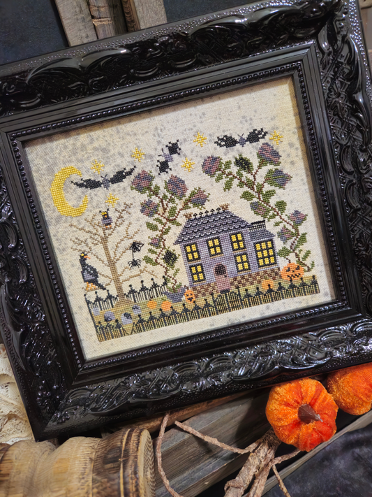 Spooky Mansion - Cross Stitch Pattern by Quaint Rose Needlearts