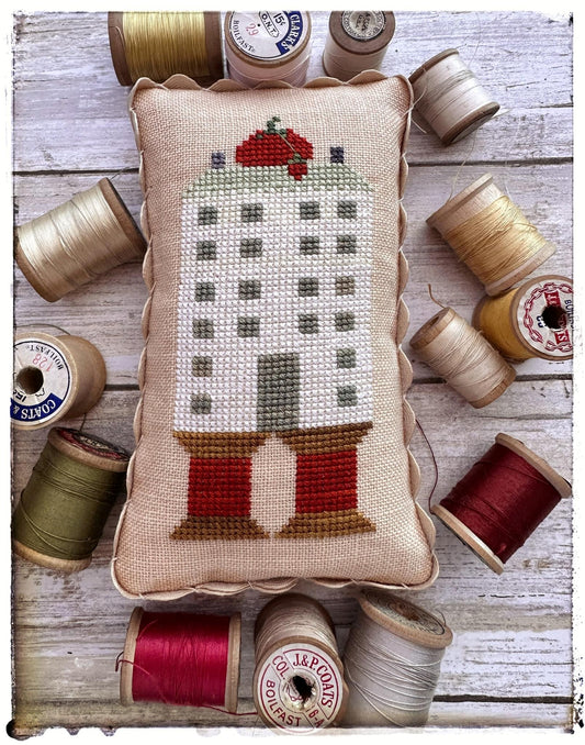 Spool House - Cross Stitch Pattern by Lucy Beam PREORDER