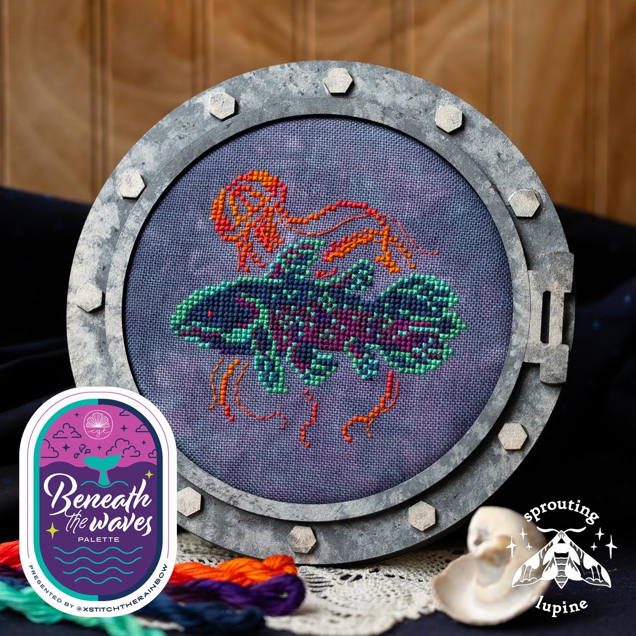 In the Depths - Cross Stitch Pattern by Sprouting Lupine