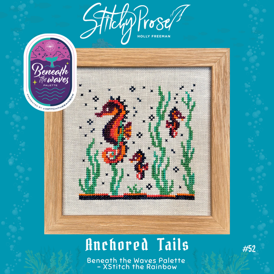 Anchored Tails - Cross Stitch Pattern by Stitchy Prose PREORDER