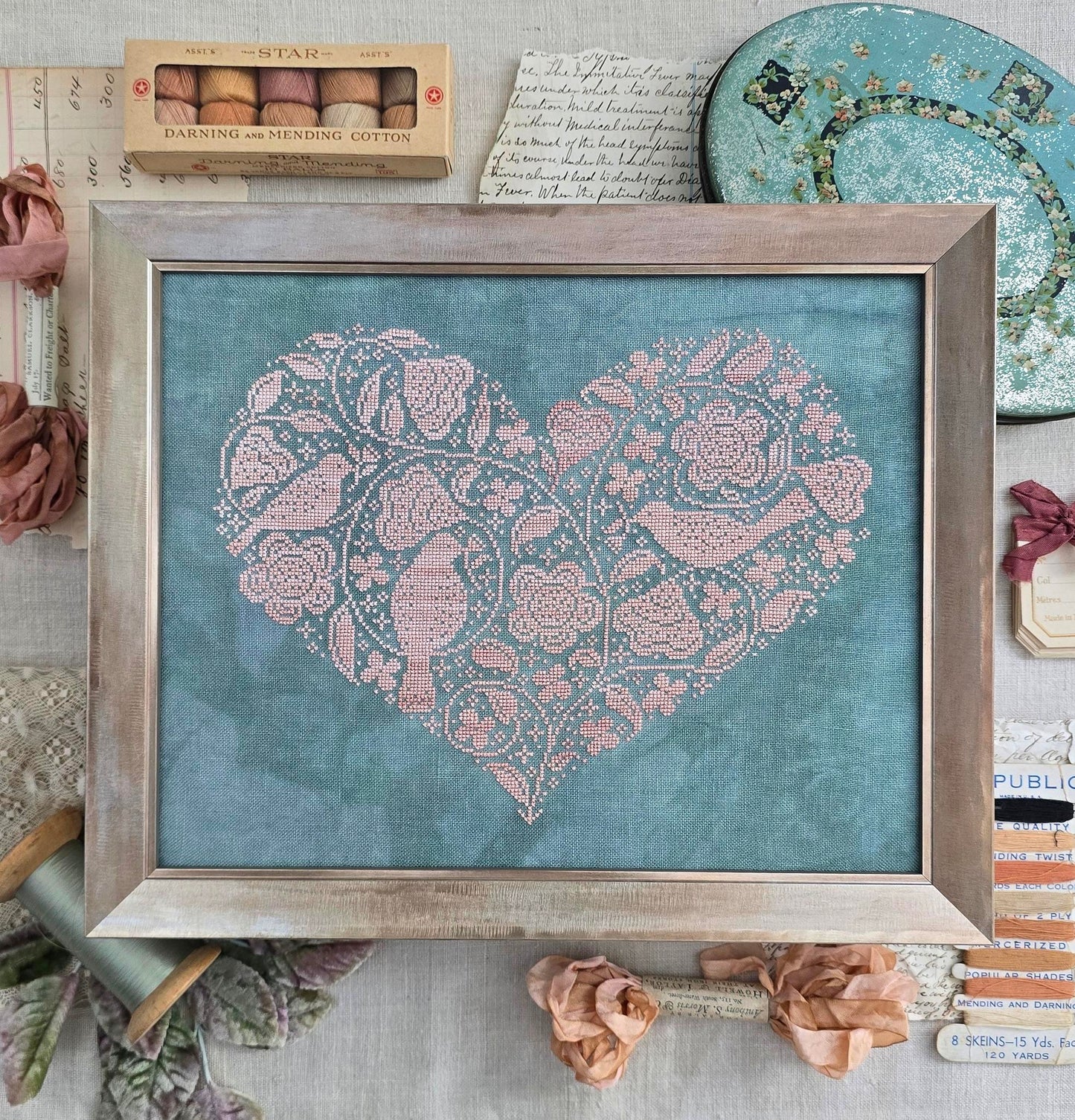 Sweet Heart - Cross Stitch Pattern by Hello From Liz Mathews