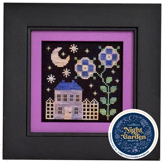 They Bloom at Night - Cross Stitch Pattern by Fox & Rabbit Designs
