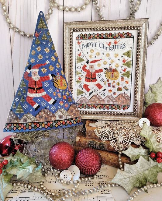 Tenth Day of Christmas Sampler and Tree - Cross Stitch Chart by Hello from Liz Mathews