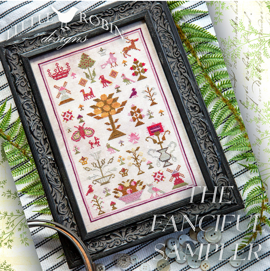 The Fanciful Sampler - Cross Stitch Pattern by Little Robin PREORDER