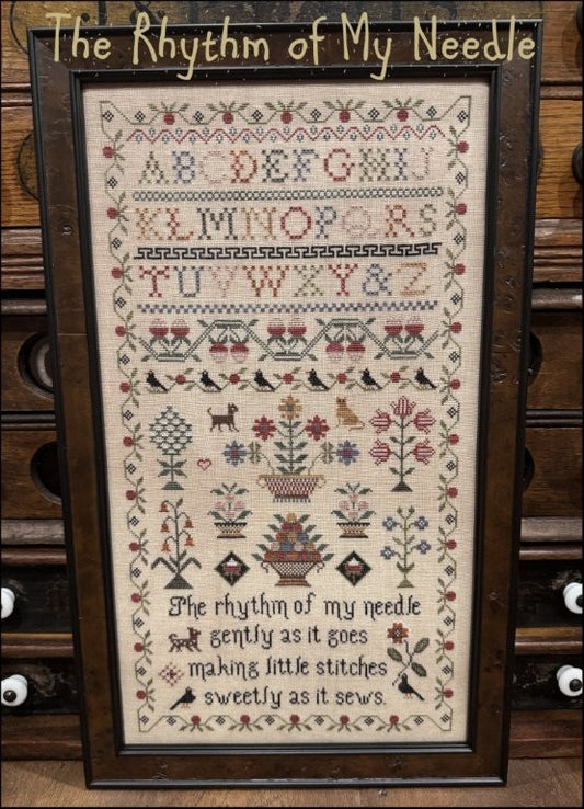 The Rhythm of My Needle - Cross Stitch pattern by The Scarlett House