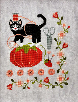 My Cat Helper - Cross Stitch Pattern by Tiny Modernist PREORDER