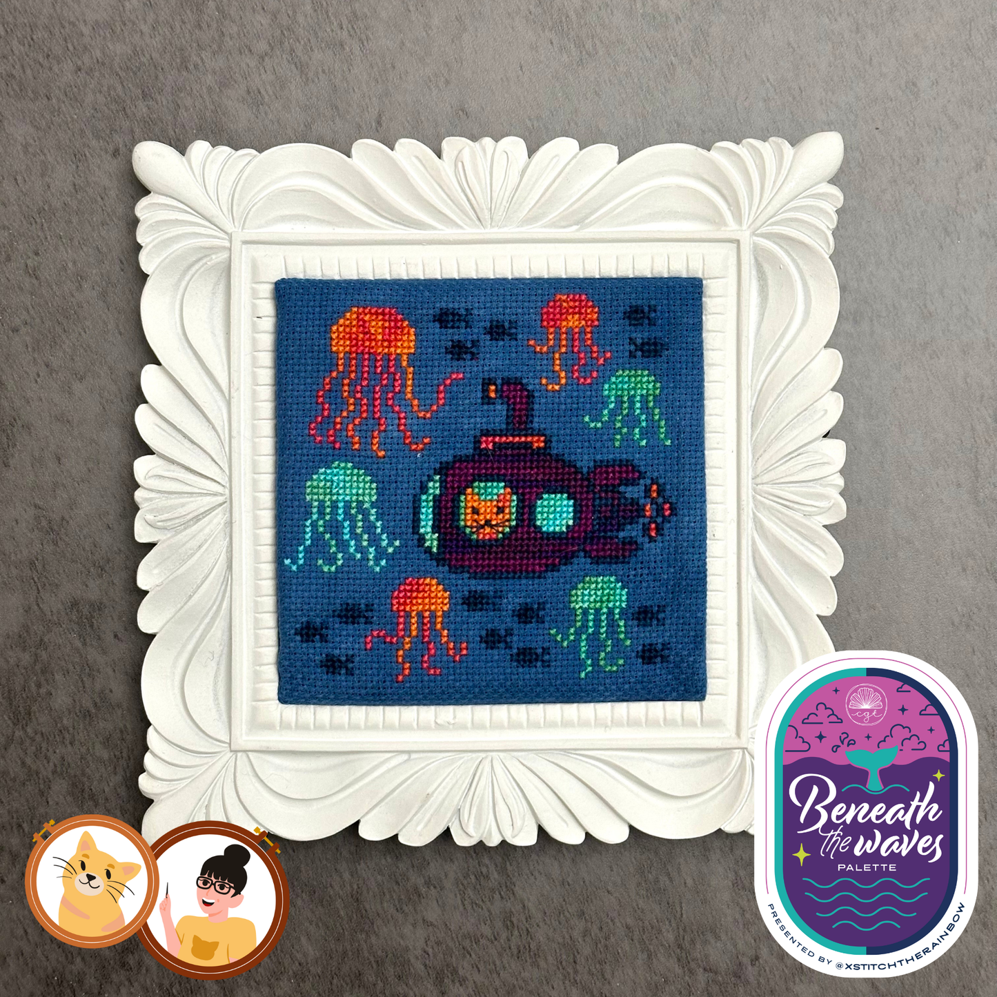 Jam and the Jellies - Cross Stitch Pattern by Top Knot Stitcher