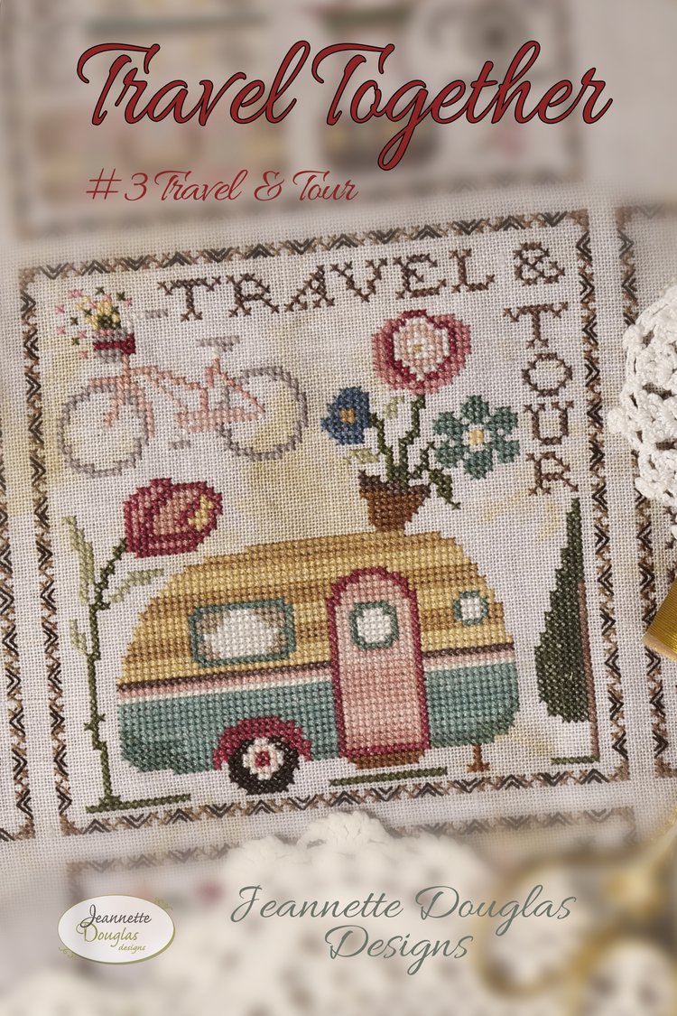 Travel Together Series - Cross Stitch Patterns by Jeannette Douglas