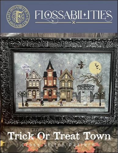 Trick or Treat Town - Cross Stitch Pattern by Flossabilities PREORDER