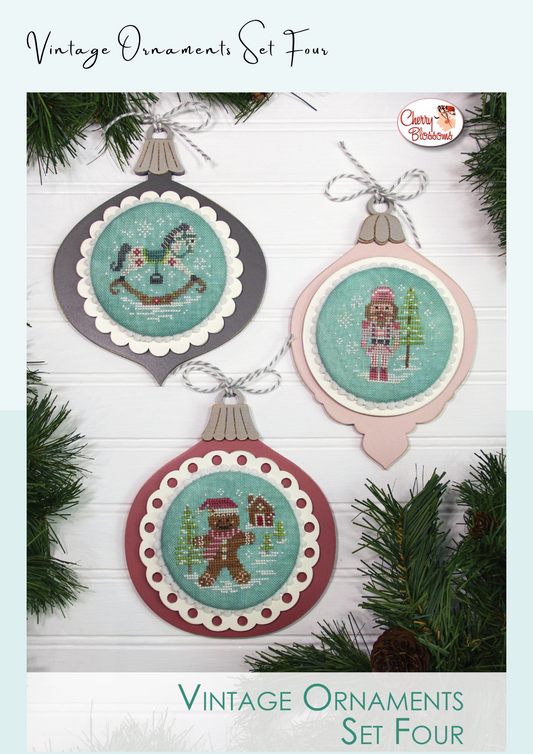 Vintage Ornaments #4 - Cross Stitch Pattern by Cherry Blossoms PREORDER