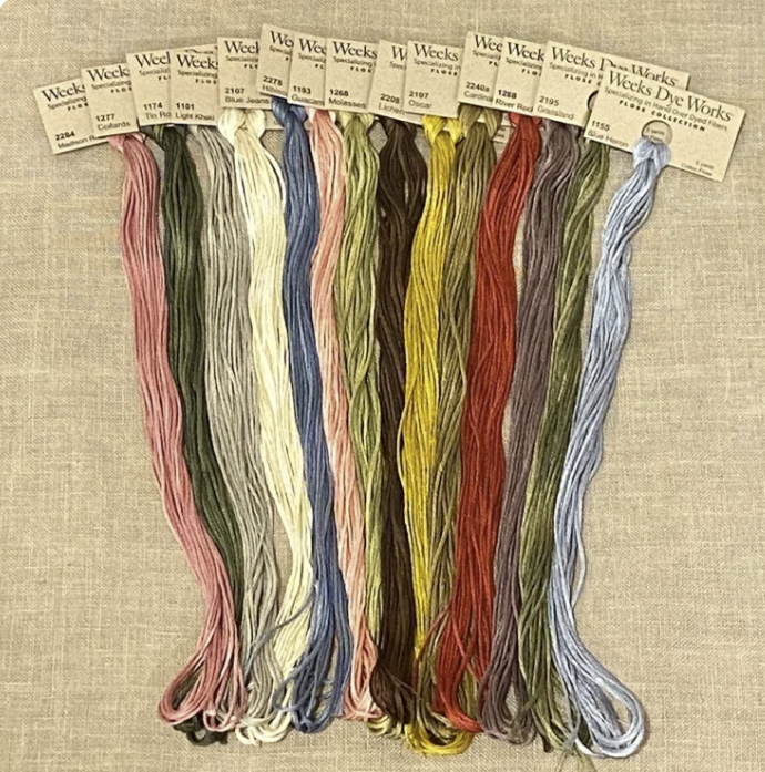 Weeks Dye Works Stranded Cotton (A-E)