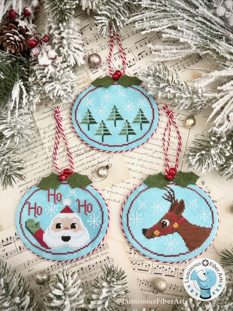 Wintergreen Christmas - Cross Stitch Chart by Luminous Fiber Arts PREORDER