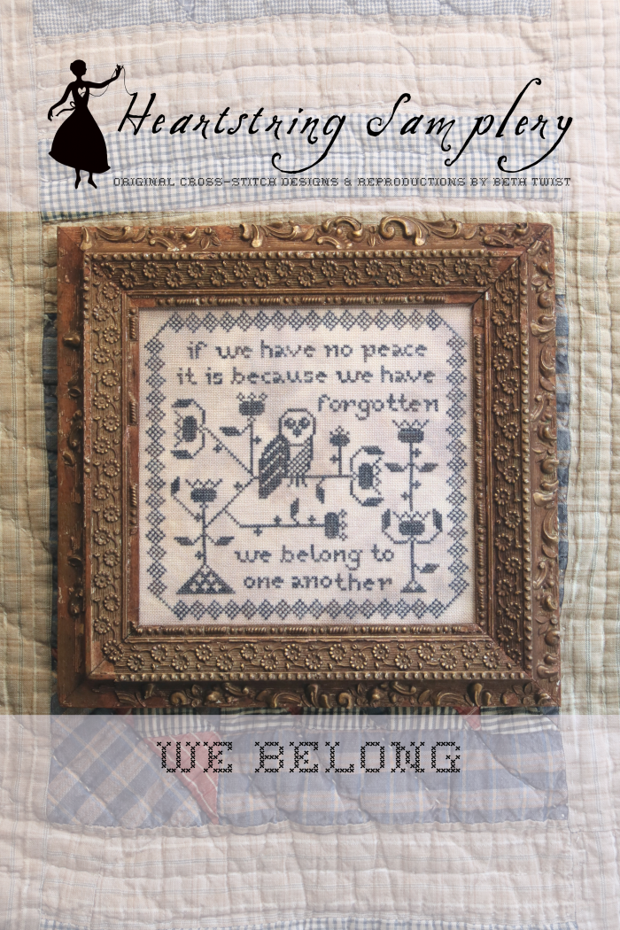 We Belong - Cross Stitch Pattern by Heartstring Samplery